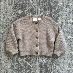 Zara Baby Button-Up Knit Cardigan